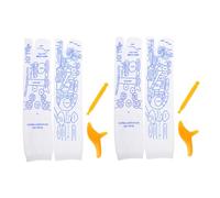 minkissy 2 Sets Acupressure Reflexology Socks with Printed Chart and Pressure Point Massage Tools Breathable Foot Care Set for Athletes Office Workers Seniors and Women Comfortable Fit for