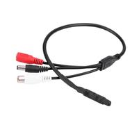 minkissy 2 Sets Built in Monitoring Microphone Pickup Compact Easy to Install Durable Sound Pick Up for Professional Use with White Audio Output and Red Connector