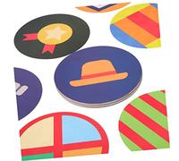 minkissy 2 Sets Educational Sensory Flash Cards Portable Speech Therapy Materials for Visual Stimulation Learning for Eye Protection and Cognitive Development