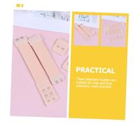 minkissy 2 Sets Extension Buckles Adjustable Stretchy Strap Extenders Hooks Comfortable Fit and Wigs Includes Nude and Black Bands