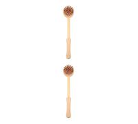 minkissy 2 Sets Multi Functional Massage Hammer Portable Bamboo Percussion Stick for Muscle Relief Promotes Circulation Deep Relaxation for Neck Back Legs and More