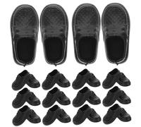 minkissy 20 Pairs Miniature Plastic Doll Shoes for Dollhouse Games Tiny Mens Footwear Variety Pack Easy to Clean and Use Stylish Micro Landscape Ornaments for Play and Decoration