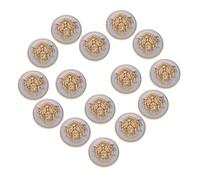 minkissy 20 pcs Vintage Metal Buttons Decorative Jacket Buttons for Coats Suits Uniforms Lightweight Portable Design Easy to Install Multipurpose Crafting and Sewing Accessories