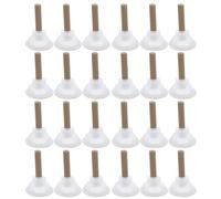 minkissy 200 Sets Portable Moxa Sticks with Base for Moxibustion Therapy Handmade Moxa Pillars for Body Care Smokeless Moxibustion Sticks for Beauty Salon Use