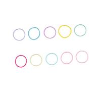 minkissy 200pcs Baby Hair Ties Toddler Rubber Bands for Boys and Girls Ponytail Holder Mixed Colors Chic and Attractive Design