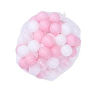 minkissy 200PCS Crush Ocean Balls Mixed Color Plastic Balls for Safe Bath and Educational Playhouses and Pools Mesh Bag Included