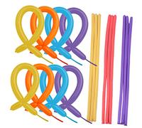 minkissy 200pcs Long Twisting Balloons Glow the Dark Latex Party Decoration for DIY Animal Shapes Premium Quality for Various Occasions Random Colors for Birthdays and Random Color