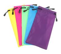 minkissy 20pcs Assorted Color Drawstring Sunglasses Pouches, Soft Fabric Eyeglasses Storage Bags for Women and Men, Multi-Purpose Microfiber Glasses Case for Travel, School, Work (Random Color)