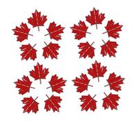 minkissy 20pcs Canadian Maple Leaf Brooch Pins Alloy Lapel Pin for Thanksgiving Easy to Wear Unique Enamel Finish for Men Women for Clothes Backpacks