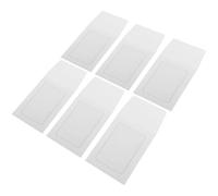 minkissy 20pcs Card Covers Portable Cards Sleeves Kraft Paper White Sturdy Protective Envelopes Saving Collections Safely and Organized for Id and Pictures