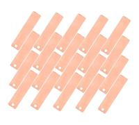 minkissy 20pcs Copper Strip for Saltwater Battery Science Experiment with Reliable Voltage Output and Reusable Copper Material, for Classroom Use by Educators and Students