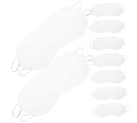minkissy 20pcs Disposable Eye Covers Comfortable Light-Blocking Eye Masks for Travel and Sleep Breathable Material for Home and Office Use