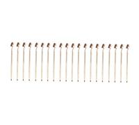 minkissy 20pcs Double-end Concealer Brush for under Eye Makeup Versatile Eye Makeup Tools for Concealer Foundation and Lipstick Application Sturdy and Portable Design