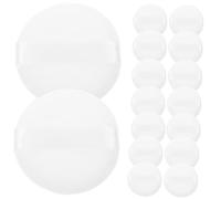 minkissy 20pcs Elf Powder Puff Women Cosmetics Puff Soft Flocked Material Face Makeup for Matte Powder Random Color