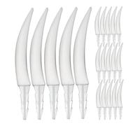 minkissy 20PCS Halloween Fang Kit Plastic Fake Teeth Pumpkin Decorating Supplies Party Decorations DIY Scary Teeth for Jack O Lantern Halloween Craft Activities