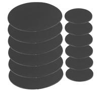 minkissy 20pcs Magnetic Disc Kit with Self Adhesive Backing Strong Round Magnets for DIY Makeup Palette Organization and Craft Applications Reliable Adhesion for Iron Surfaces