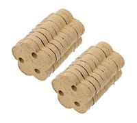 minkissy 20pcs Natural Chinese Moxibustion Therapy Moxa Cakes Wormwood Cake for Home Use