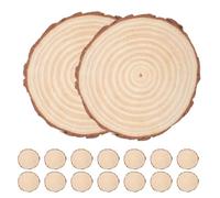 minkissy 20pcs Natural Pine Wood Slices 4-5cm Diameter, 0.5cm Thick Round Wooden Discs for DIY Crafts, Painting, and Centerpieces, Unfinished Blank Wood Slabs for Pyrography and Art