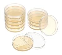 minkissy 20pcs Nutrient Agar Plates 7cm Pre-poured Petri Dishes Microbial Culture Medium Laboratory Supplies for Science Experiments and Microbiology Research