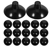 minkissy 20pcs Silicone Suction Cup Cable Holders Flat Top Open Design, Reusable and Anti-Vibration Cord Clips for Cable Management, for Home and Office Use