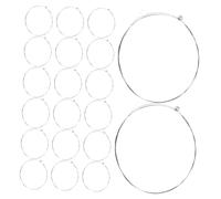 minkissy 20pcs Single Acoustic Guitar String High E Replacement for Acoustic Guitar, Stainless Steel Wire with Tone and Reduced Finger Friction, for Beginners and Advanced Players