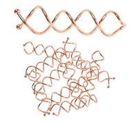 minkissy 20pcs Spiral Bobby Hair Screw Hair Pin for Diy Style Cute Spiral Pins for Women Decorations
