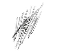 minkissy 20pcs Stainless Steel Fret Wire for Acoustic Electric Guitars Easy Installation Essential Replacement for Guitarists Sound Quality Suitable for Beginners
