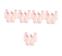 minkissy 20pcs Travel Toiletry Bottles Leakproof Shampoo and Lotion Containers Portable Squeeze Bottles for Easy Filling Cute Design for Home and Travel
