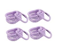 minkissy 20pcs Zinc Alloy Cat Keychain with Spring Rings Pet Keychains for Keys Bags DIY Pendant Creations Sturdy Handbag Charms in Light Purple