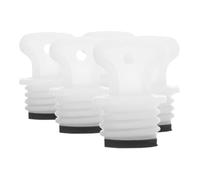 minkissy 21mm Hot Water Bottle Plug Leakproof Rubber Cap 5pcs Set Sturdy Safety Stopper Replacement Parts for Warm Water Bag Lightweight and Compact Design