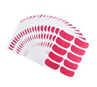 minkissy 22 Sheets Softball Eye Stickers PVC Adhesive Eye Strips Durable Sweat Resistant Baseball Face Stickers Writable Surface for Sports Activities and Fan Motivation