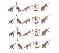 minkissy 24Pcs Creative Dinosaurs Models Realistic Mini Plaything Set for Birthday Parties Cake Decoration and Imaginative Play Random Styles Included