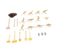 minkissy 24Pcs Dinosaur Skeleton Digging Kit Educational Stem for Creative Desktop Ornament with Realistic Simulation for Science Enthusiasts and Birthday Party Supplies