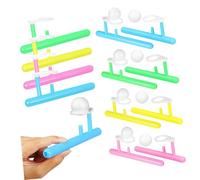 minkissy 24pcs Floating Blow Ball Game Air Blowing Balance for Indoor Outdoor Family Fun Encourages Entertainment for All Ages
