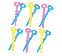 minkissy 24pcs Medium Sponge Hair Rollers Flexible Curl Sticks DIY Styling Tools Lightweight Portable for Natural Heatless Curls at Home Travel