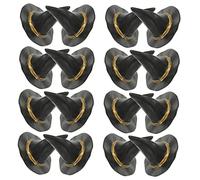 minkissy 24pcs Miniature Witch Hats for Dollhouse Decor Fun Halloween Props for DIY Crafts Party Decorations for Mini Dolls Crafts Activities