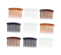 minkissy 24pcs Plastic Hair Side Comb Teeth Wave Tooth Fine Hair Combs Bridal Wedding Veil Detangling Parting for Women
