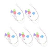 minkissy 25pcs Boy Girl's Dental Keepsake Box Plastic Memorial Case Tooth Save Box Necklace for Boys and Girls Girls Milk Tooth Collection