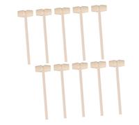 minkissy 25Pcs Wooden Hammer Set for Mini Mallets for Archaeological Play Safe Construction Portable Design for Creative Learning and Fun Activities