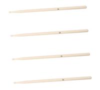 minkissy 2pairs Maple Drumsticks for Stage Performance of Wooden Drumstick Percussion Supply Practical for Drummers