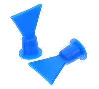 minkissy 2pcs 14.5mm Threaded Flat Wave Pattern Caulk Saver Nozzles for Automotive Glue Dispenser, Silicone Sealant Applicator Tips for Doors and Windows Sealant Application