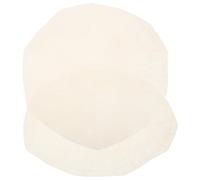 minkissy 2pcs 30cm Natural Sheepskin Drum Heads Leather Drum Leathers Percussion Replacement for African Djembe and