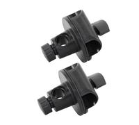 minkissy 2pcs Adjustable Microphone Clip Bracket Arm Clips for Mic Stand with Abs and Iron Material, Easy to Carry Universal Clamp for Stage Performance and Podcast Equipment