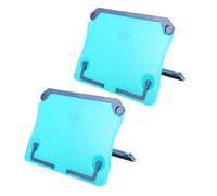 minkissy 2pcs Adjustable Reading Stand Portable Folding Abs Plastic Music Sheet Holder Ergonomic Desktop Bookrest for Student Textbook Reading