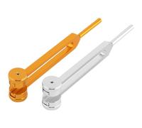 minkissy 2pcs Aluminum Alloy Tuning Fork Shaker for Medical Clinical Use Nerve Testing Fork Ear Cleaning Function Suitable for Health Professionals