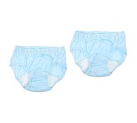 minkissy 2pcs Always Pants Incontinence Diapers Elderly Washable Urinary Underwear Cotton Undergarment for Women Comfortable and Breathable