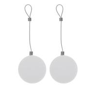 minkissy 2pcs Anti-Theft Retractable Steel Cable Lock Box with 90cm Wire Rope Security Cable Case for Retail Display and Digital Accessories Control Safety Lock for Store Protection