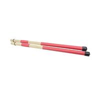 minkissy 2pcs Bamboo Drumsticks Set Lightweight and Durable Percussion Sticks for Jazz Music Easy to Hold for Youth Bands and Drummers Red