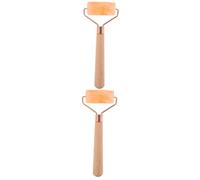 minkissy 2pcs Beads Massage Roller Stick for Face Neck Facial Massage Tool for Puffiness Relief