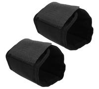 minkissy 2pcs Black Fly Boots Protective Leg Wraps Horse Care Loose for Jumping and Equestrian Use